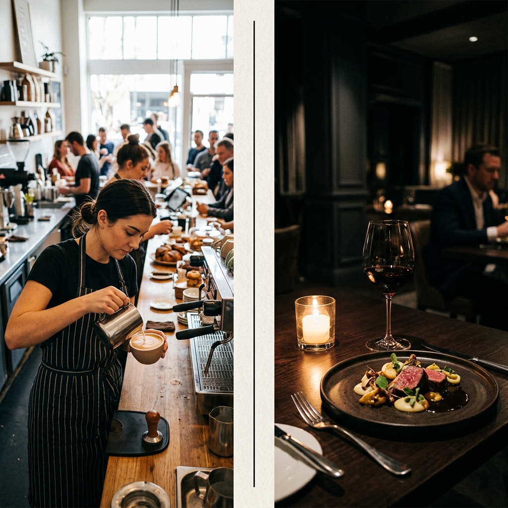 Meta Ads Funnels Cafes vs Fine Dining