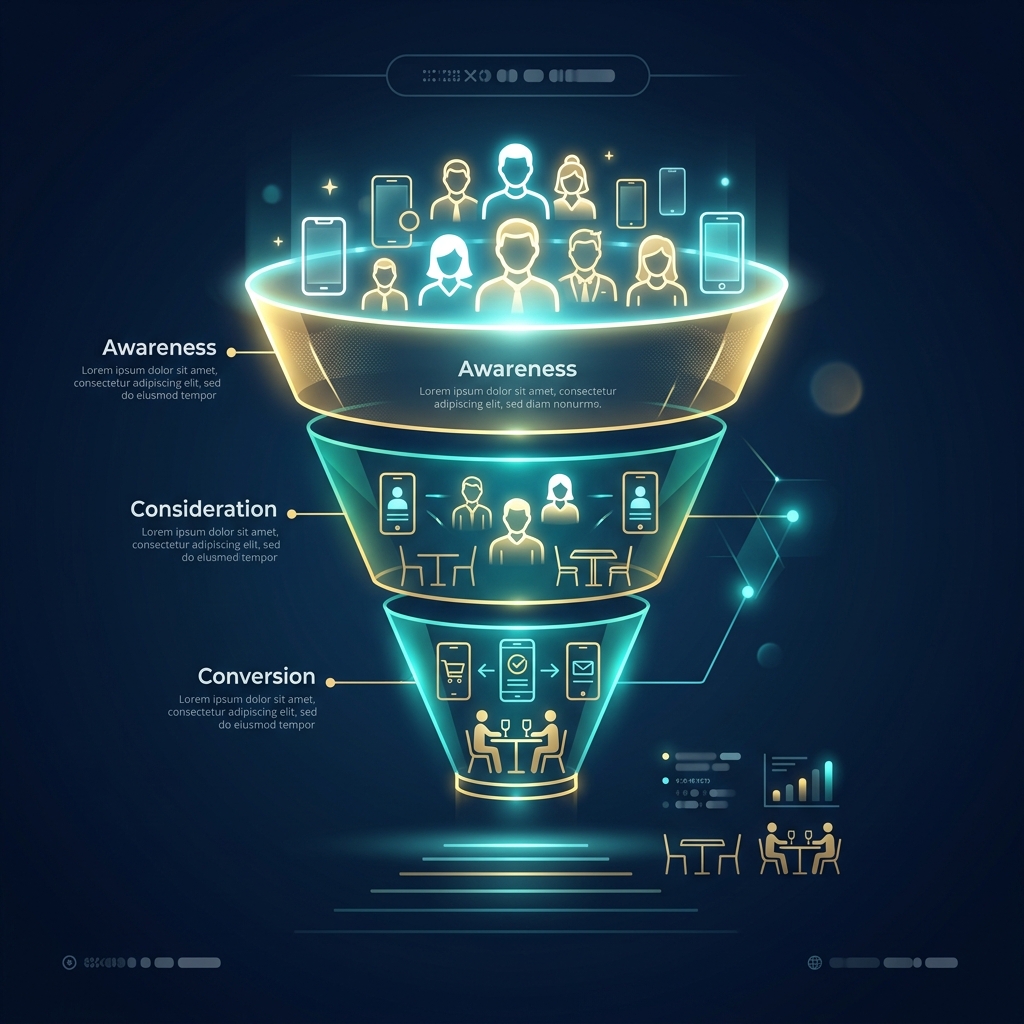 Restaurant Performance Marketing Funnel